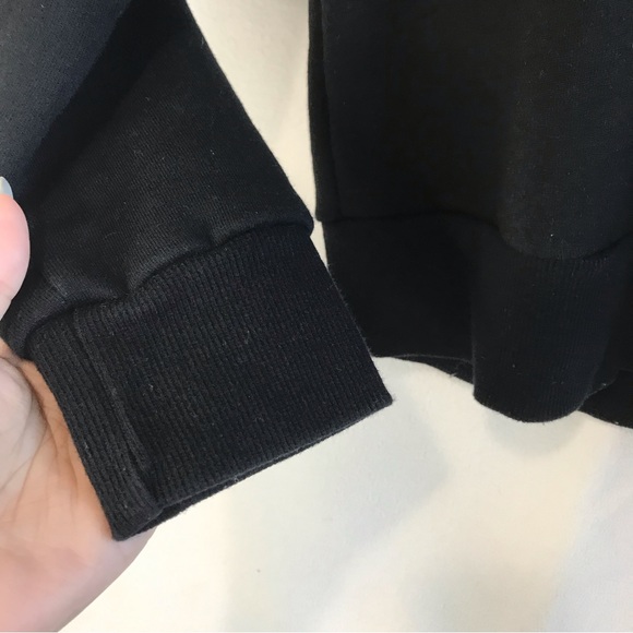 Musium Div black unisex scull wolf graphic hoodie size approx XS - Picture 5 of 14